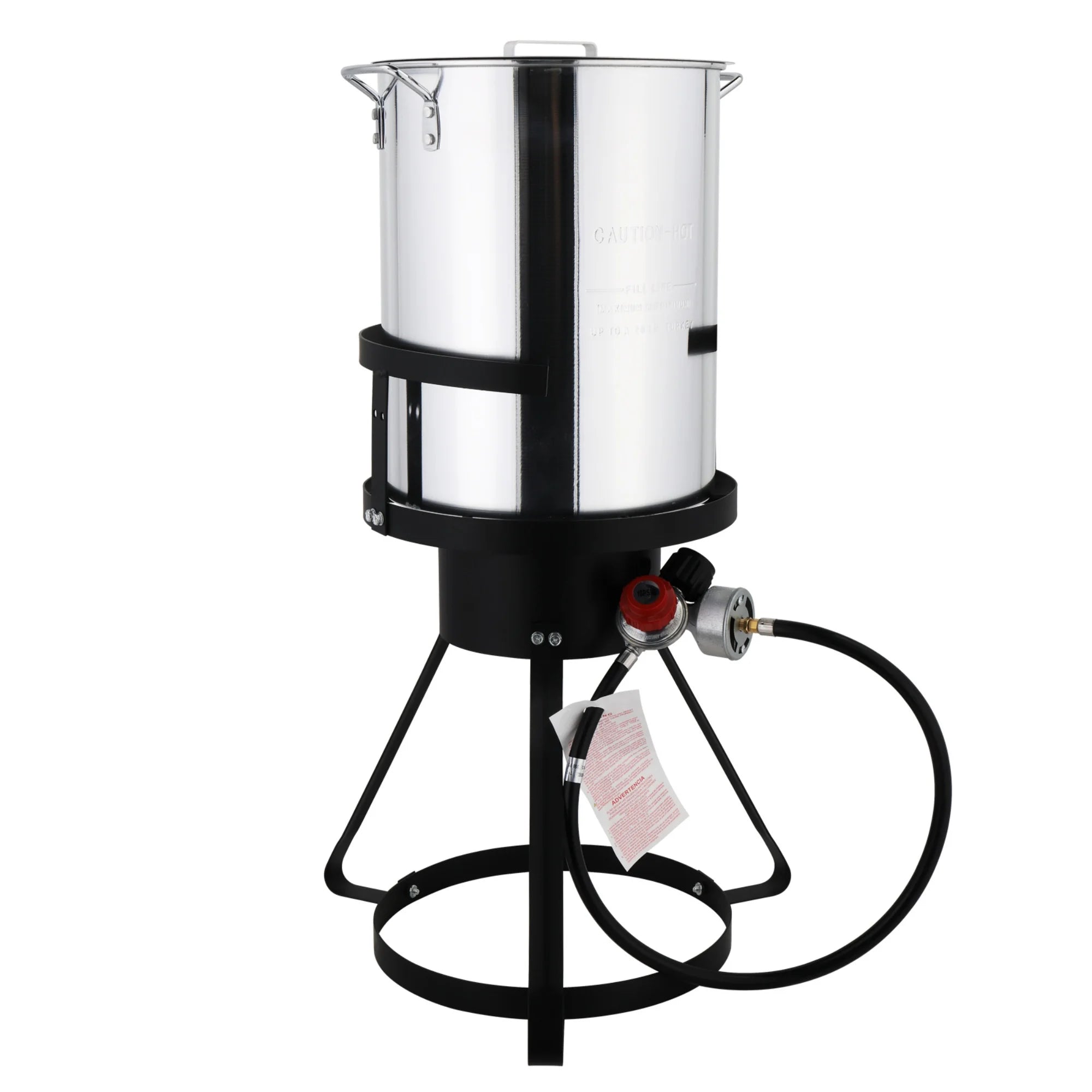 Enyopro 30 Qt Turkey Fryer, Seafood Boil Pot with Basket, Fish Fryers Outdoor Cooking, 55000 BTU Gas Propane Burner, Deep Fryer for Turkey, Fish, Turkey, Crab, Shrimp
