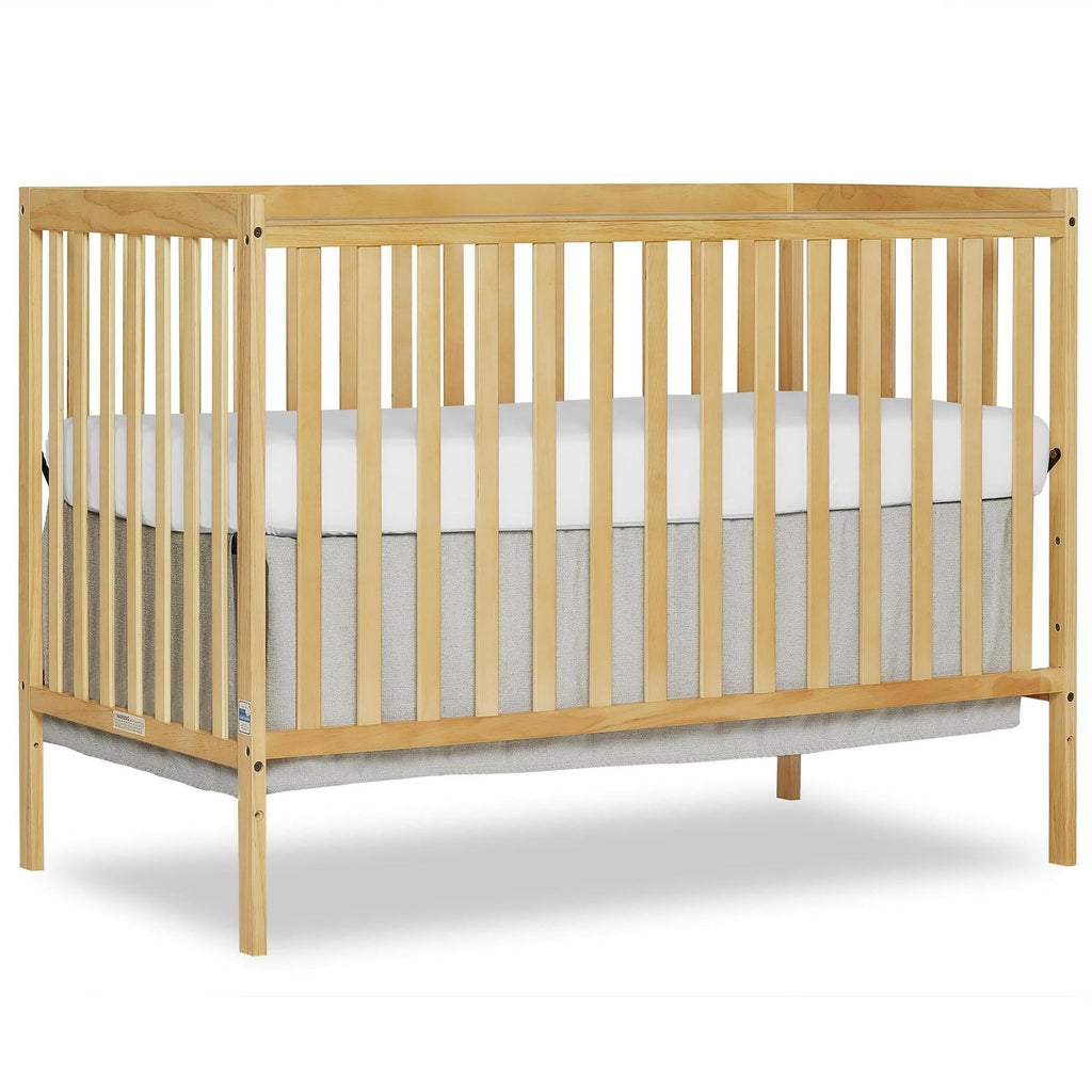 iRerts 5 In 1 Convertible Baby Crib, Wood Convertible Crib Toddler Bed with Wood Legs, Converts from Baby Crib to Toddler Bed, Fits Standard Full-Size Crib Mattress, Easy to Assemble, Black