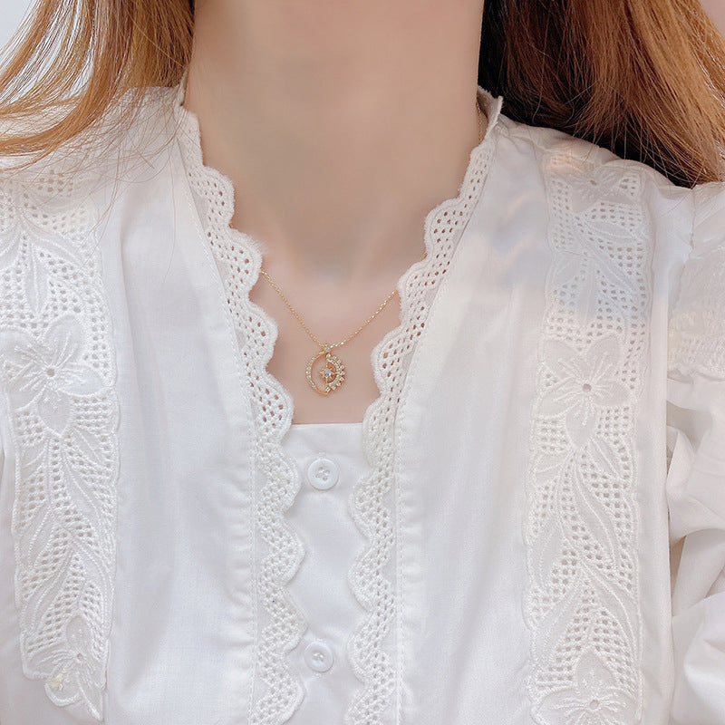 Badass Squad Have Each Other's Back Sun & Moon Necklace