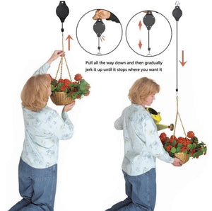 🎉Spring Cleaning Big Sale 50% Off 🎉Plant Pulley Set For Garden Baskets Pots, Birds Feeder