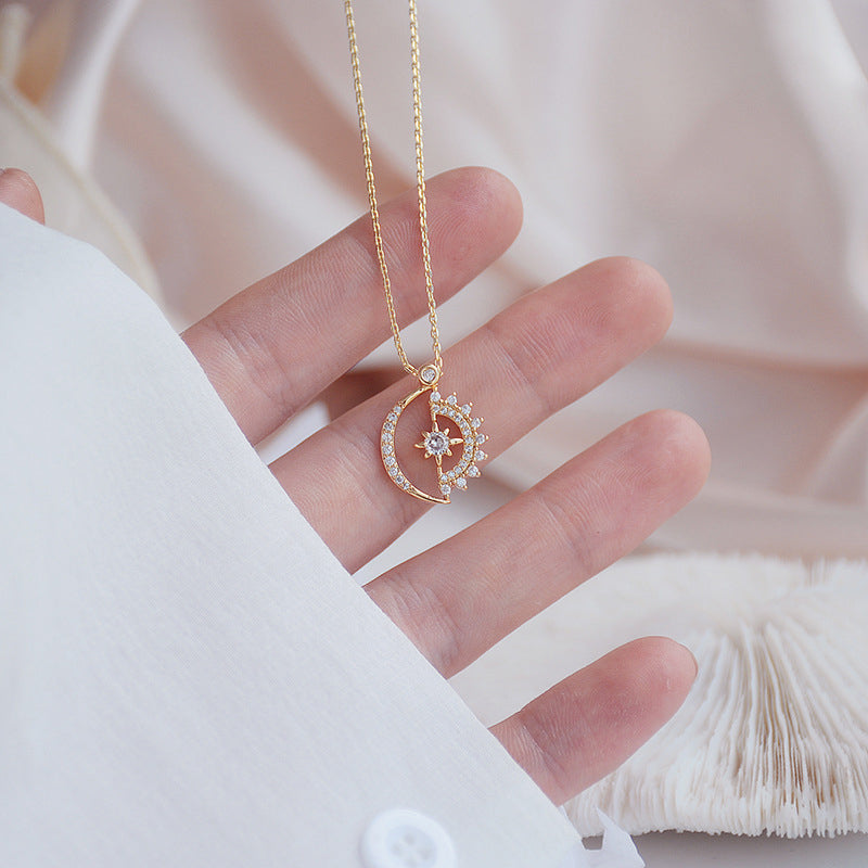 Badass Squad Have Each Other's Back Sun & Moon Necklace