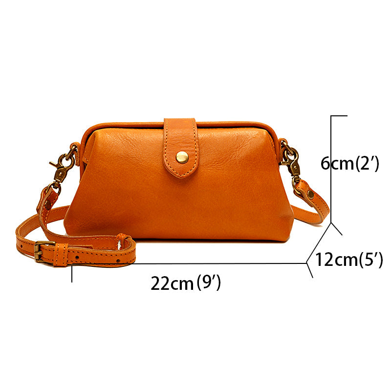 Top Quality Pure Leather Retro Handmade Bag