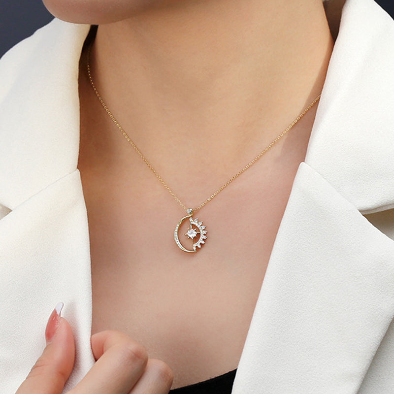 Badass Squad Have Each Other's Back Sun & Moon Necklace