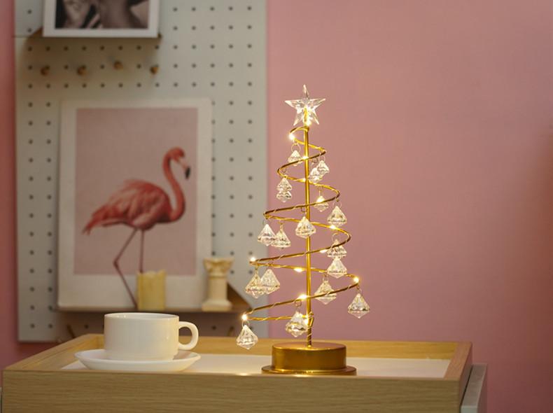 For your best friend - Christmas crystal tree lights
