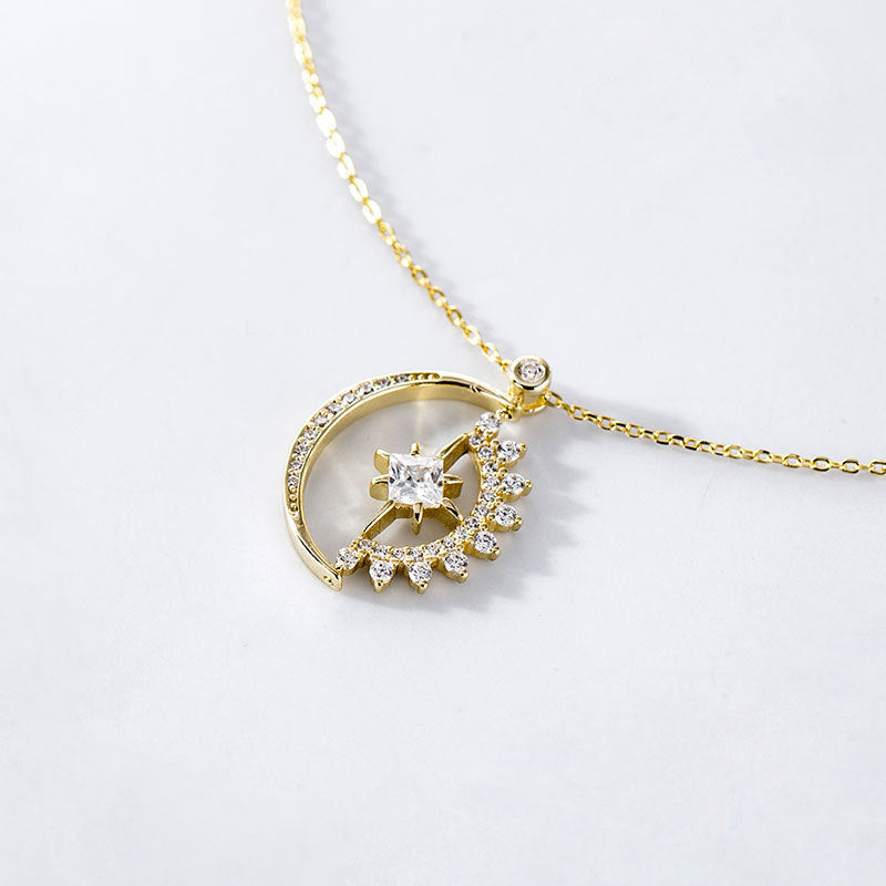 Badass Squad Have Each Other's Back Sun & Moon Necklace
