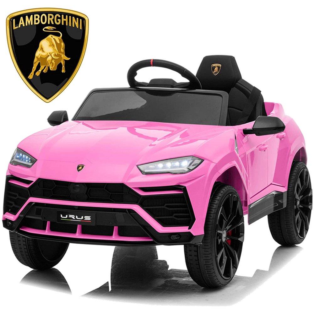 Enyopro™ Kids Pink Lamborghini Ride On Toys Car With Remote