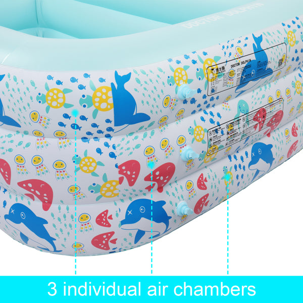 Inflatable Swim Pool for Kids, Indoor & Outdoor