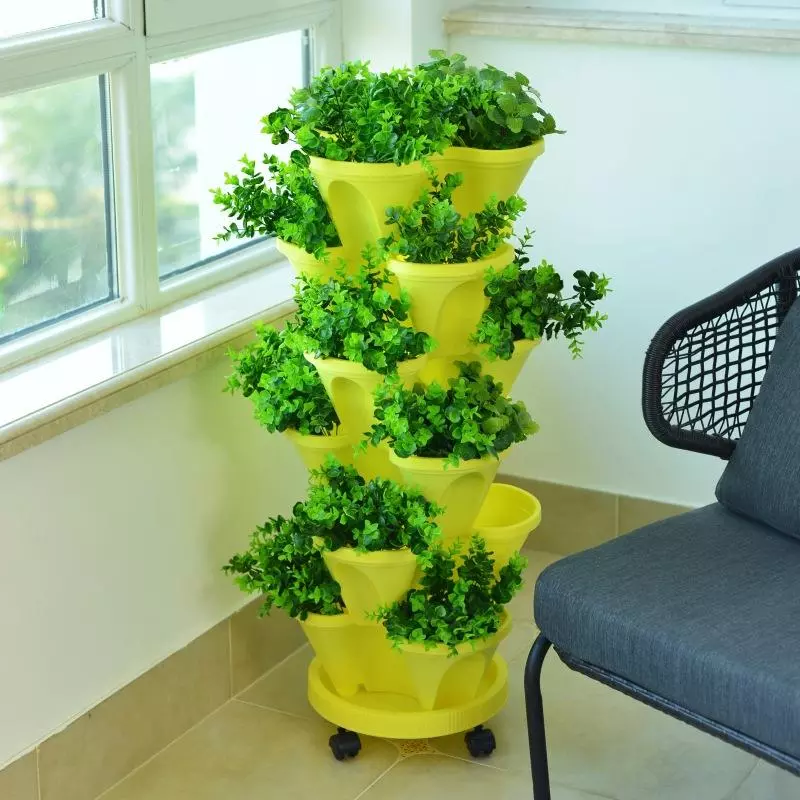Buy 2 Get 1 Free - Stand Stacking Planters Strawberry Planting Pots