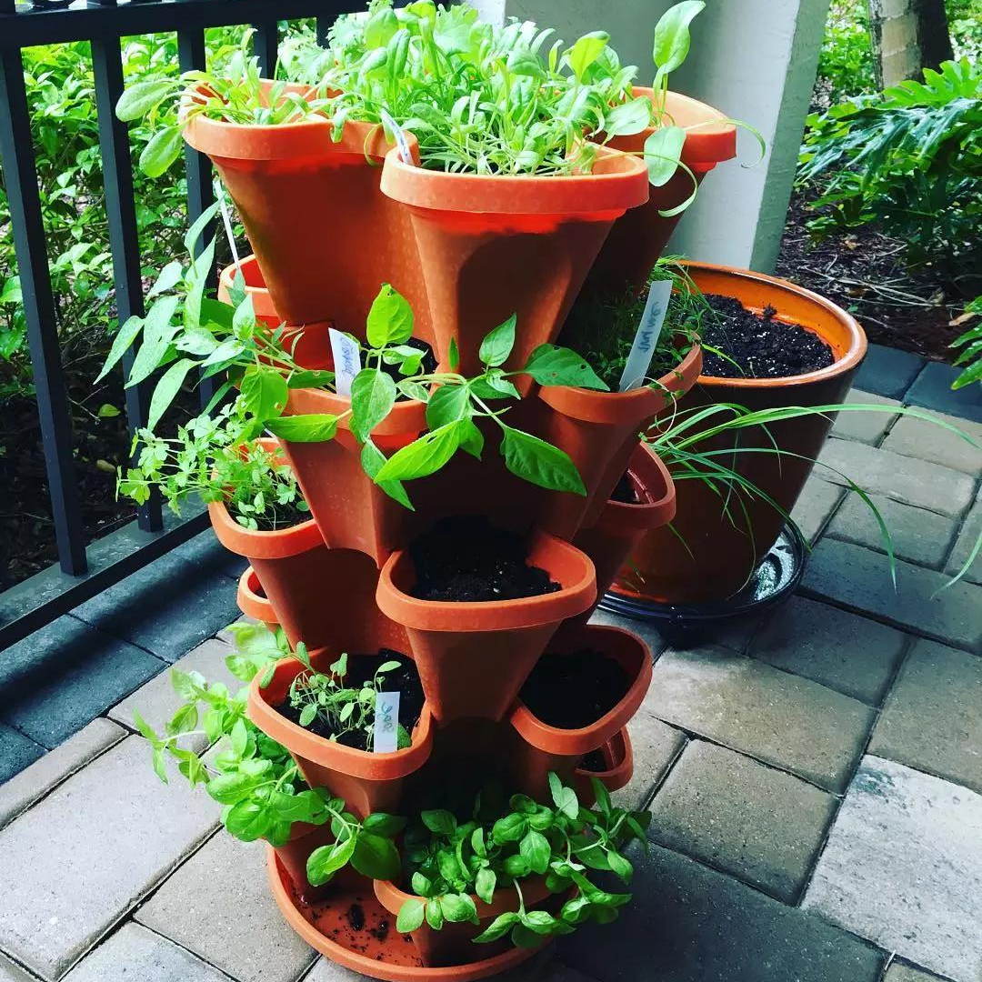 Buy 2 Get 1 Free - Stand Stacking Planters Strawberry Planting Pots