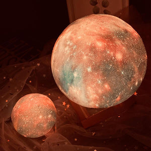 3D Colorful Moon