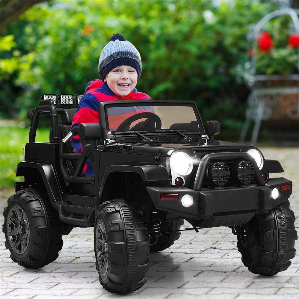 Enyopro™ Black Electric Vehicles Ride on Truck W/Light