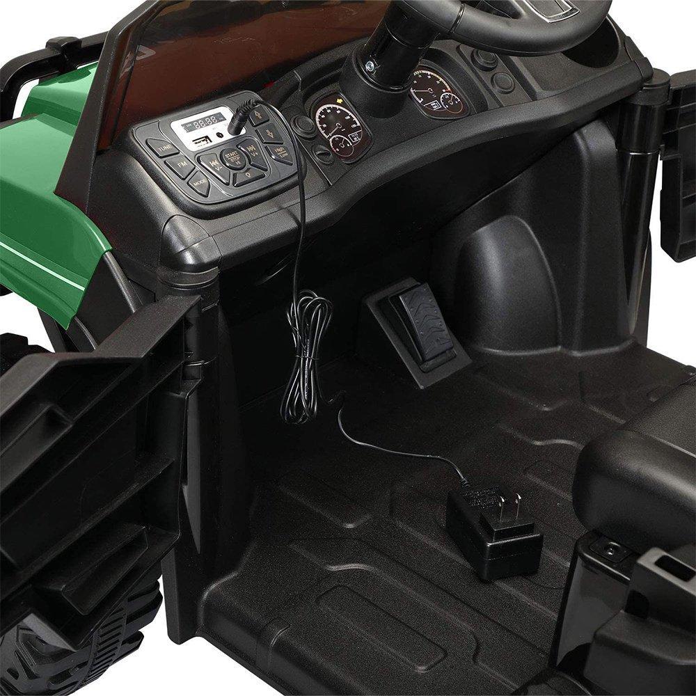 Enyopro™ 12v Kids Ride On Green Truck Kids Cars