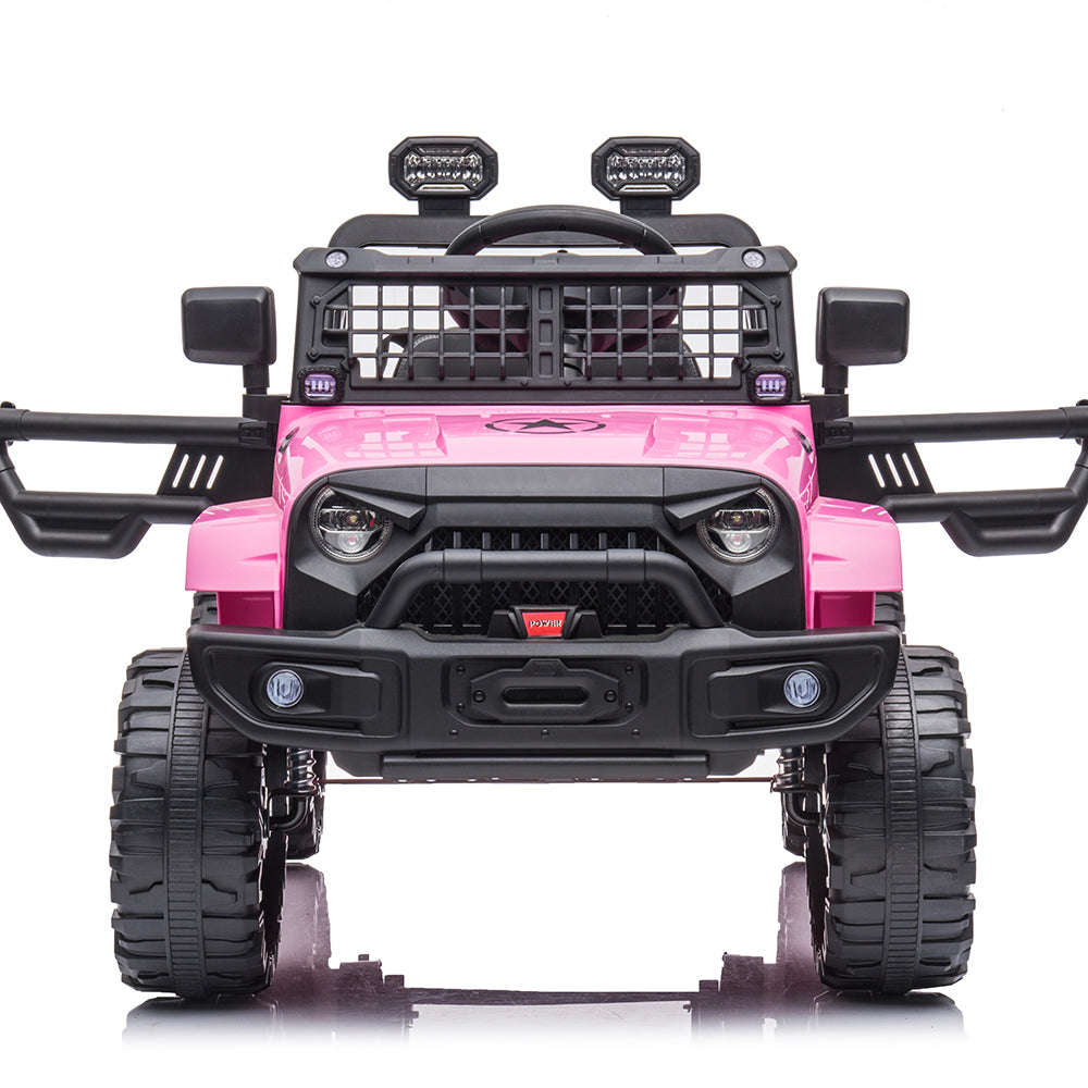 Enyopro™ 12V Ride on Pink Electric Vehicles Ride on Truck Car