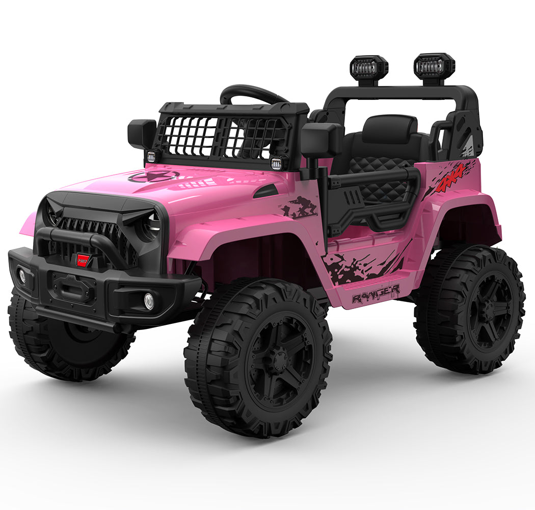 Enyopro™ 12V Ride on Pink Electric Vehicles Ride on Truck Car