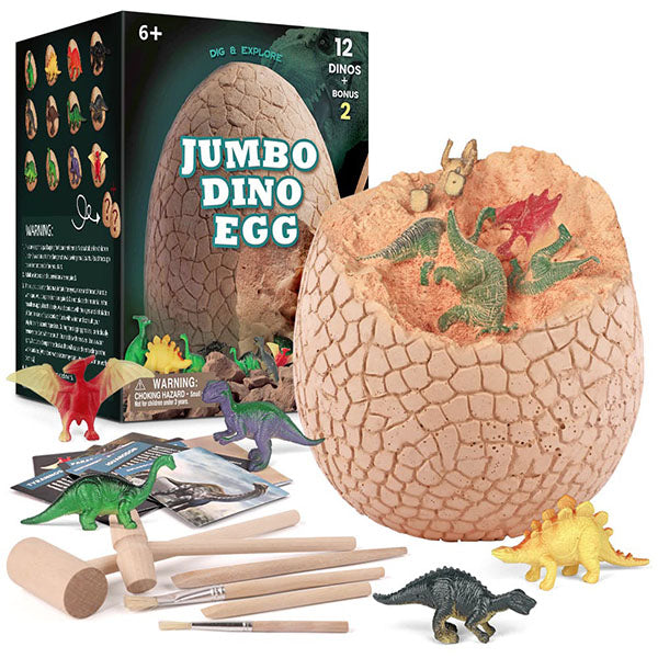 Children's Dinosaur Egg Digging Toy, Oversized Dinosaur Egg