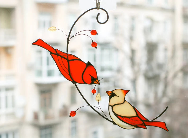 Best Mother's Day - Bird Window Hanging