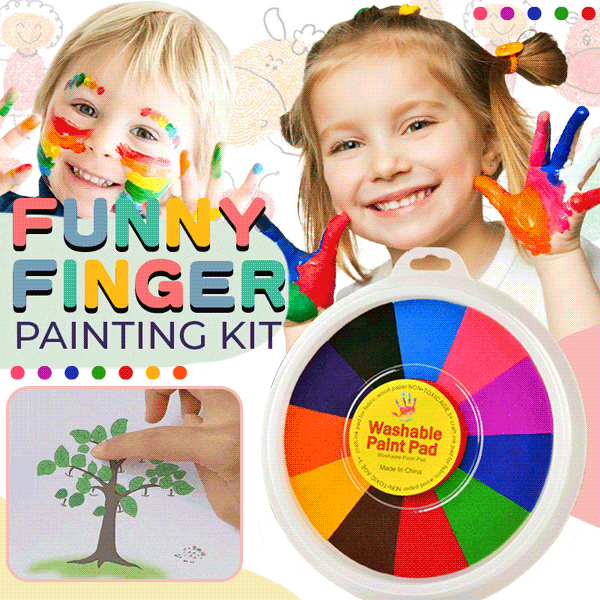 （Clearance sale-50%）Funny Finger Painting Kit
