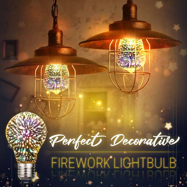 3D Fireworks LED Light Bulb Lushura 