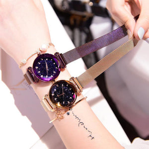 Fashion Star Watch With Unique Magnet Lock