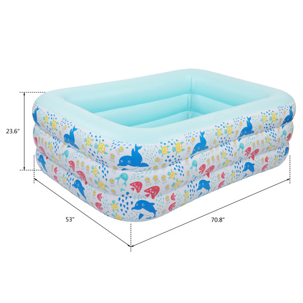 Inflatable Swim Pool for Kids, Indoor & Outdoor