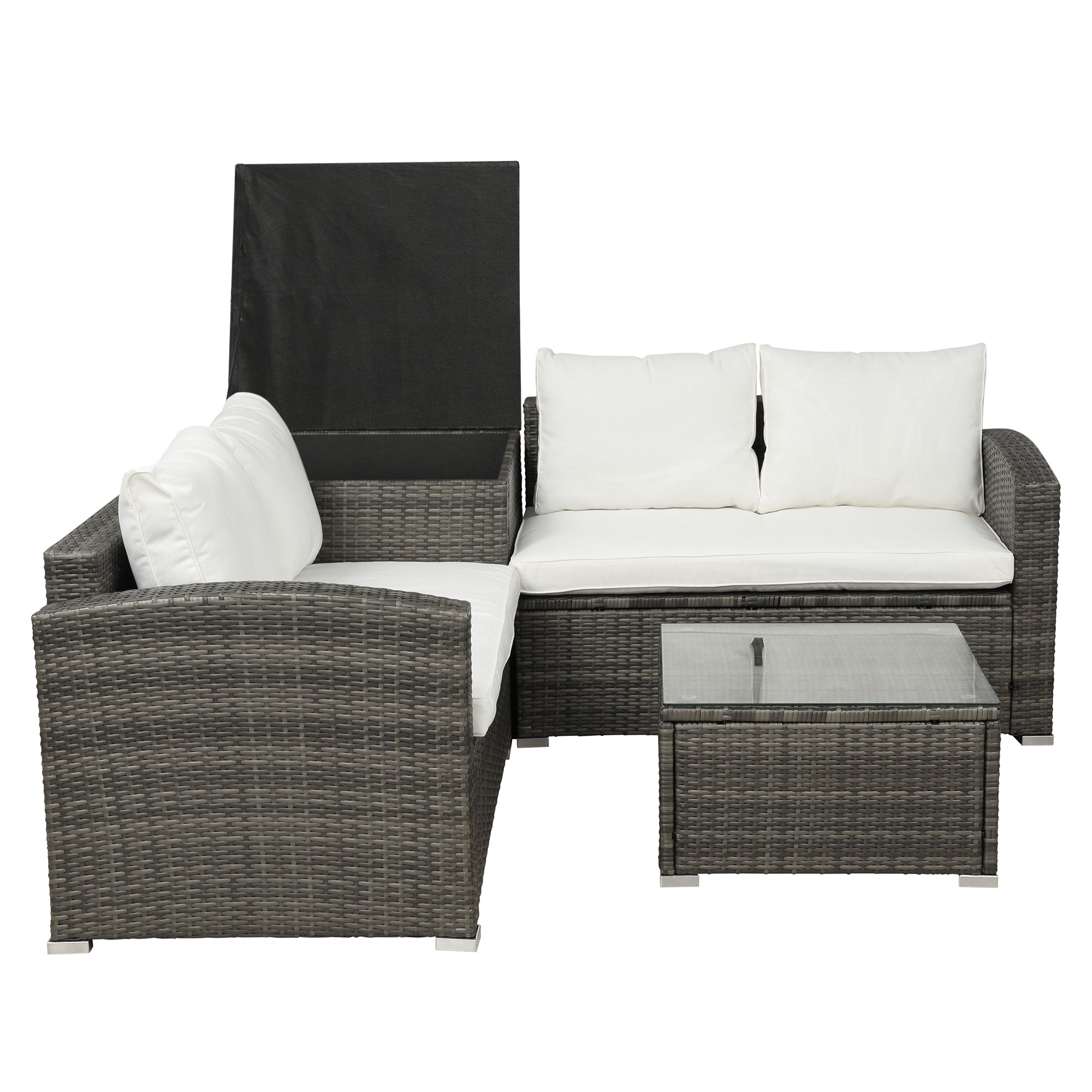 SEIZEEN 4-Piece Outdoor Patio Furniture Sets