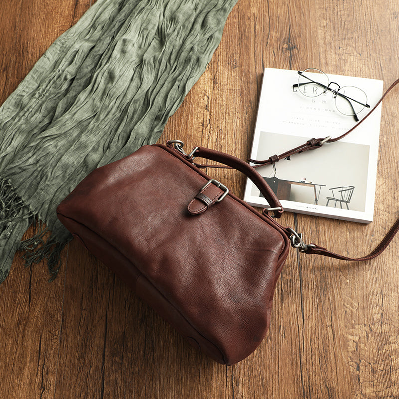 Top Quality Pure Leather Retro Handmade Bag