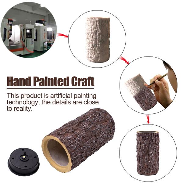 Outdoor Landscape Lamp Waterproof Solar LED Stump Light