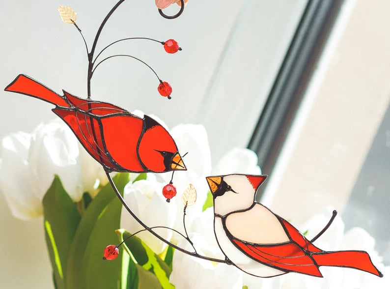 Best Mother's Day - Bird Window Hanging