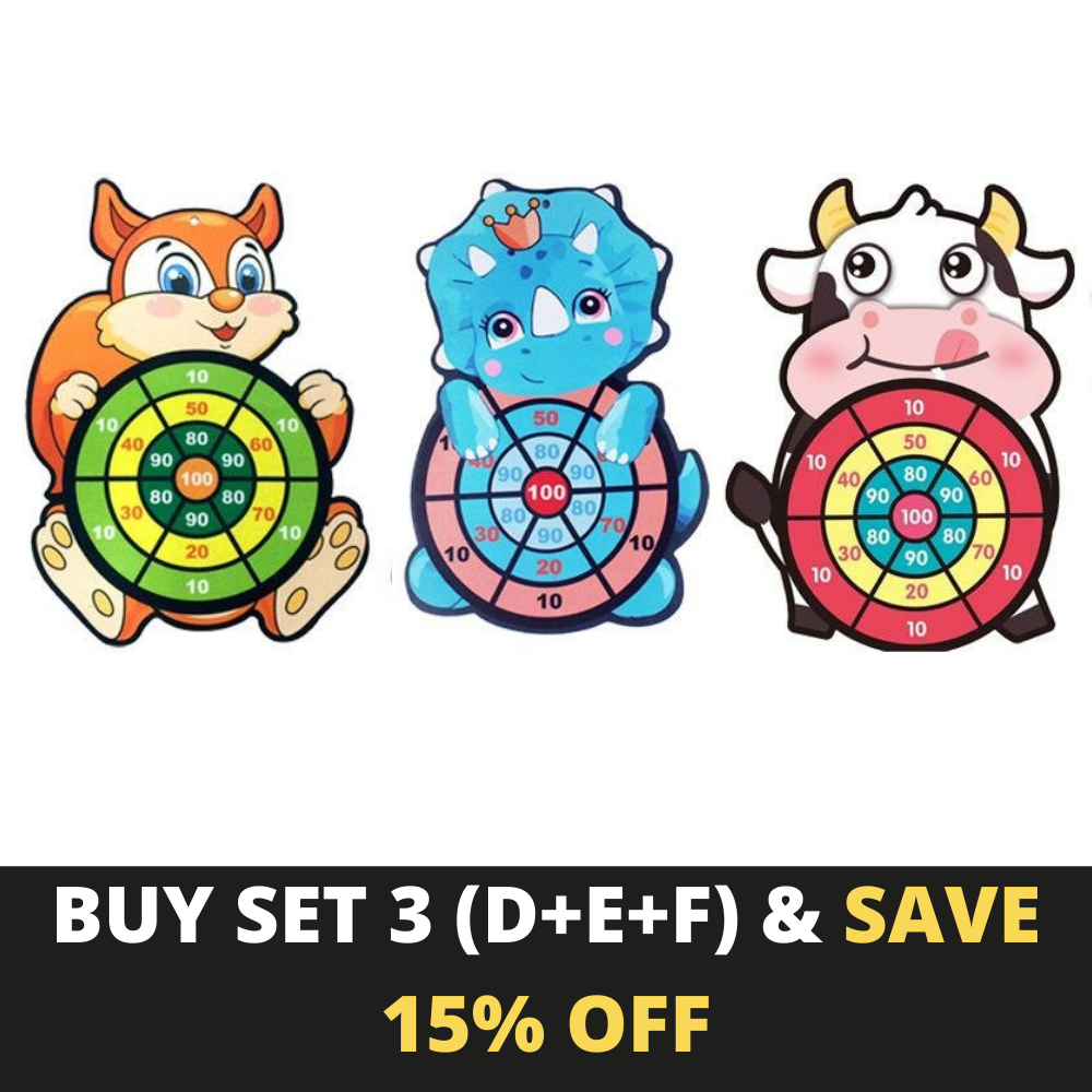 Cartoon Dart Board Games - Xmas Gift for Kids 2021