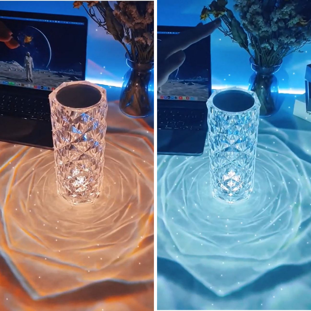Acrylic Crystal Color Changing Touch Control Lamp