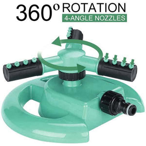 360-Degree Rotating Garden Sprinkler