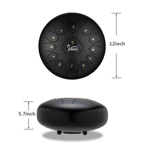 12" 13-tone Steel Tongue Drum