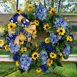 🇺🇦💙💛🌻Ukraine Flag Sunflower Front Door Wreath