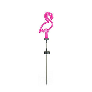 Pink Flamingo Solar LED Neon Light