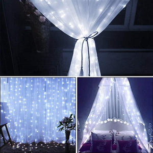 3M x 3M 300-LED Outdoor Decoration Curtain String Light