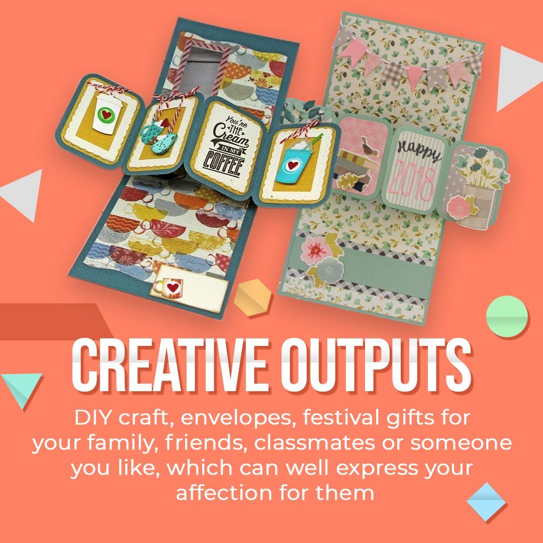 3D Folded Card Cutting Dies Set