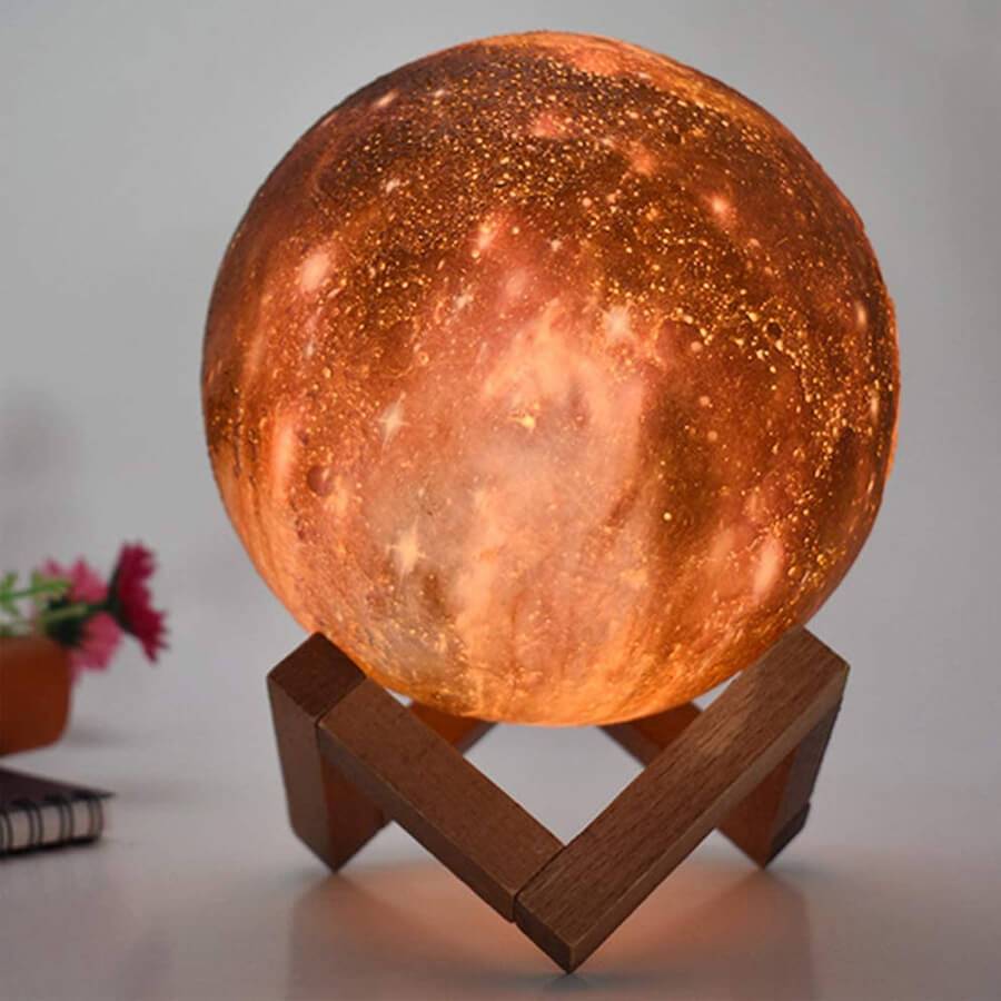3D Colorful Moon