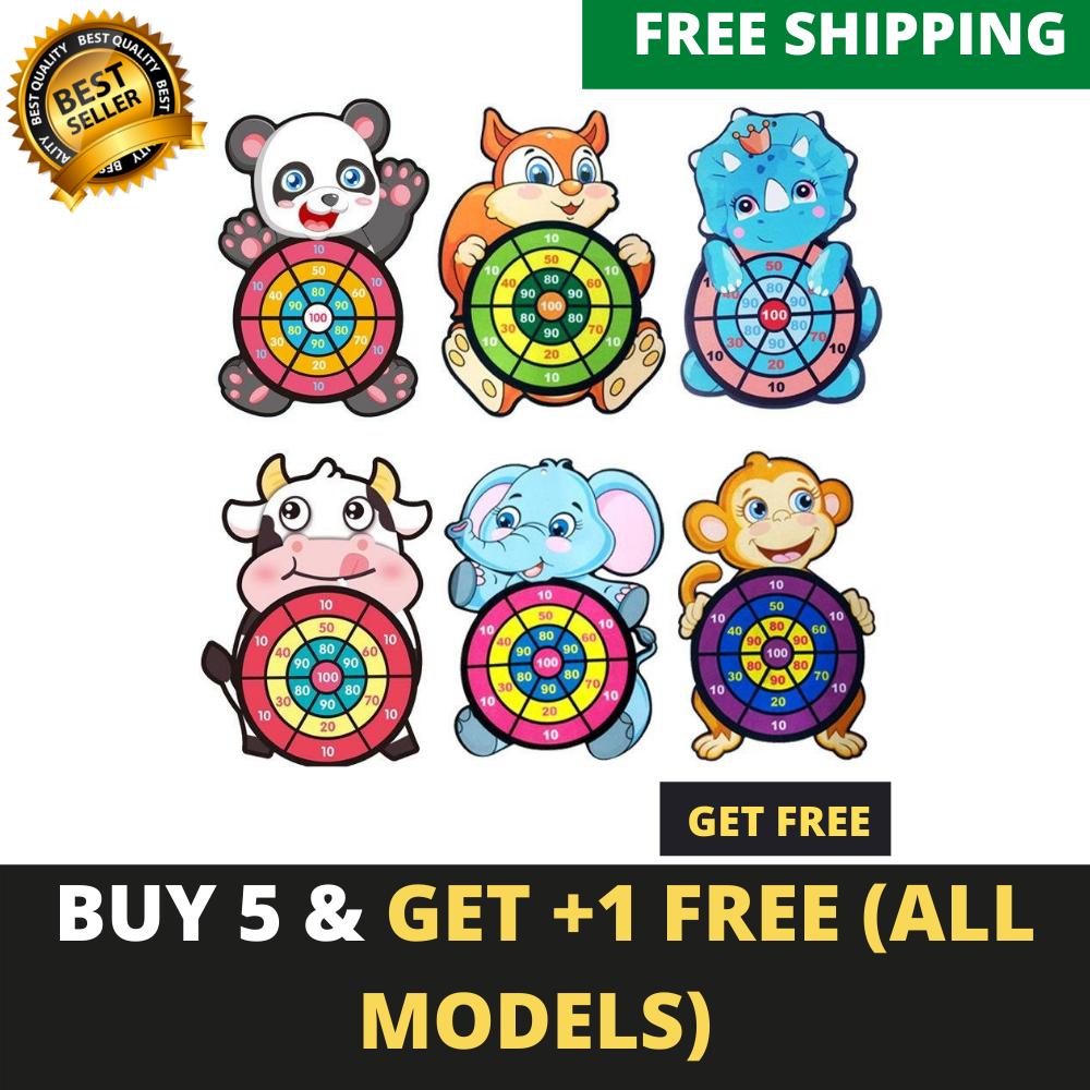 Cartoon Dart Board Games - Xmas Gift for Kids 2021