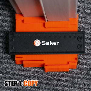 Saker Contour Gauge Profile Tool -Precisely Copy Irregular Shape Duplicator