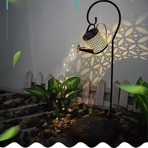 Outdoor Solar Waterfall Lights garden decoration