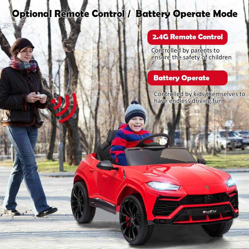 Enyopro™ Kids Red Lamborghini Ride On Toys Car With Remote