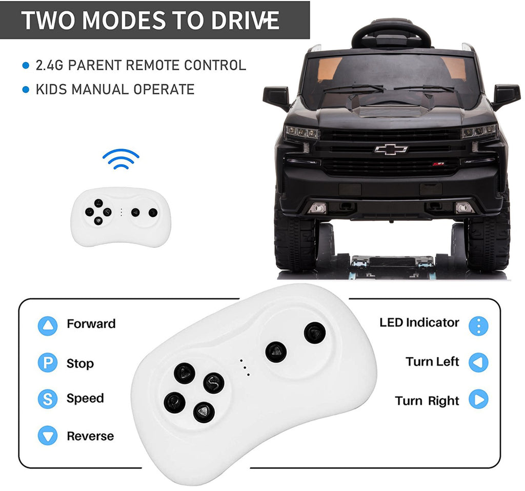 Enyopro™ Official Licensed Black Chevrolet Kids Cars