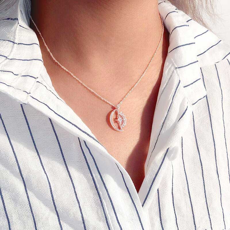 Badass Squad Have Each Other's Back Sun & Moon Necklace