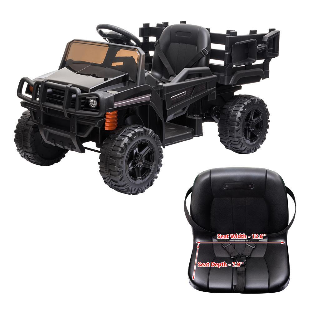 Enyopro™ 12v Kids Ride On Black Truck Kids Cars