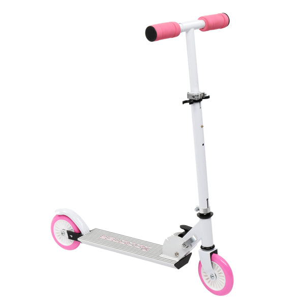 Scooter for Teens, 3 Height Adjustable Easy Folding Pink