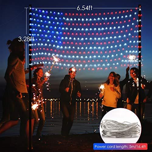 Buy 2 Free Shipping - American Flag Lights with 420 LEDs