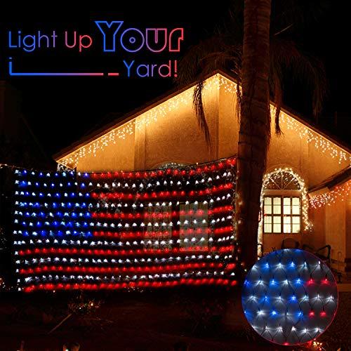 Buy 2 Free Shipping - American Flag Lights with 420 LEDs
