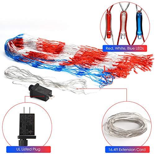 Buy 2 Free Shipping - American Flag Lights with 420 LEDs