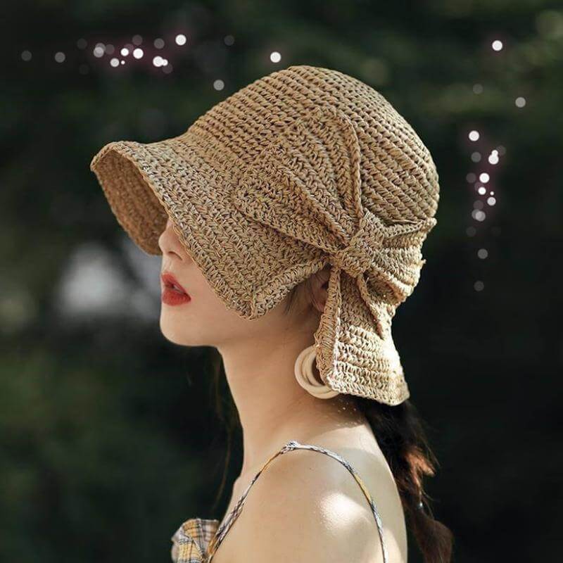 VigorDaily Brim & Bow Summer Hat