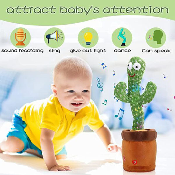 Dancing Cactus, Wriggle Singing Cactus Toys Talking